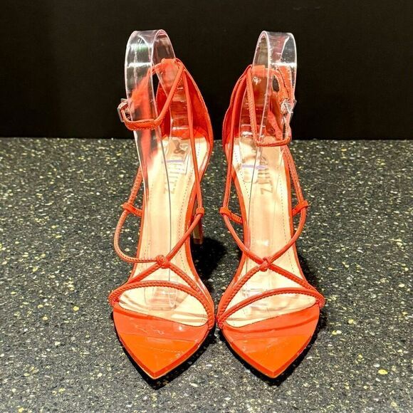 Shultz Orange Pamella Patent Leather Pumps. Size 7B. - Picture 2 of 12